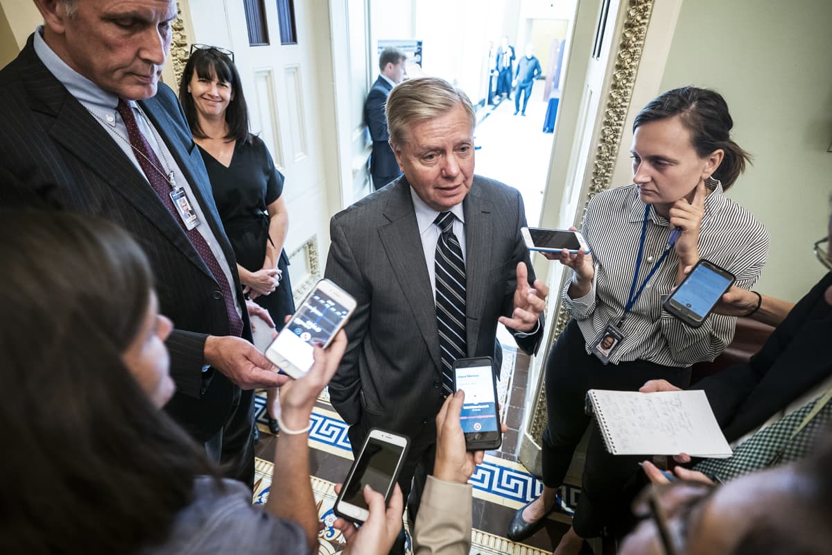 Etelä-Carolinan republikaanisenaattori Lindsey Graham.