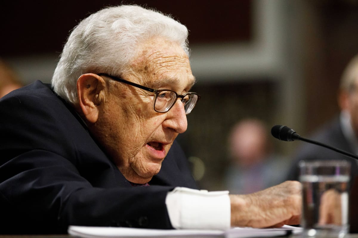 Yhdysvaltain entinen ulkoministeri Henry Kissinger.