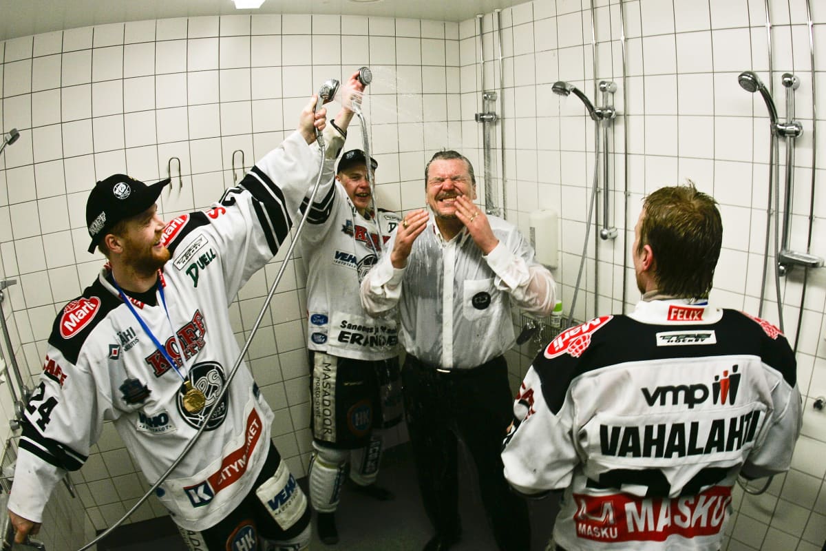 Max Kolu, Antti Halonen, Kai Suikkanen ja Ville Vahalahti, TPS