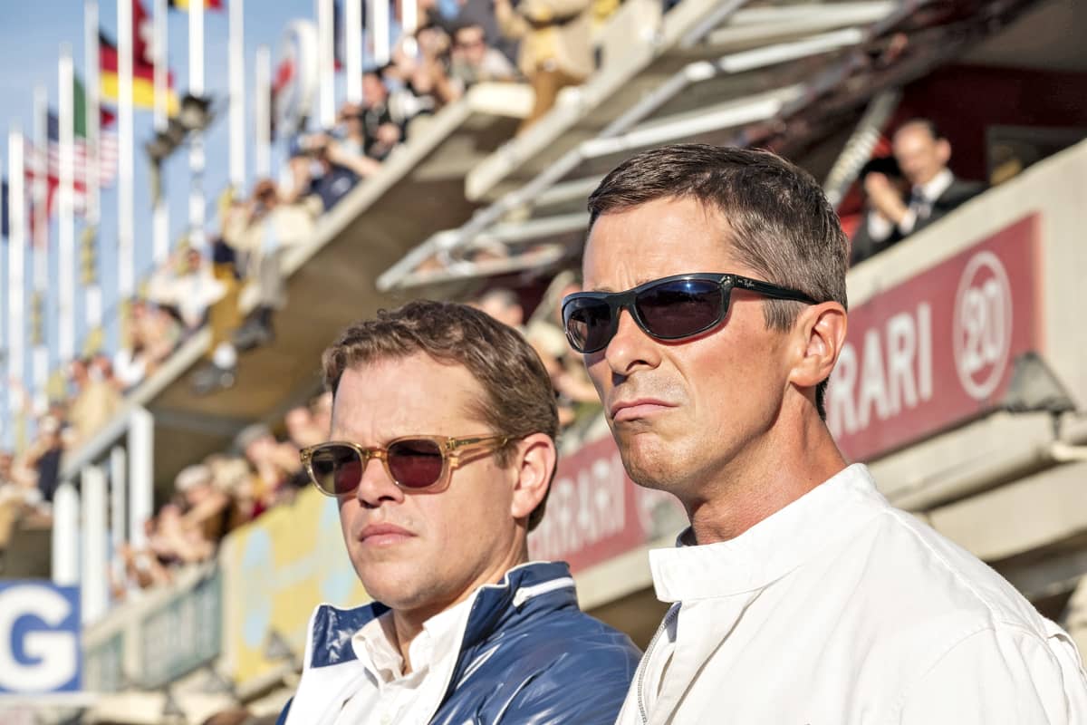 Matt Damon ja Christian Bale vierekkäin.