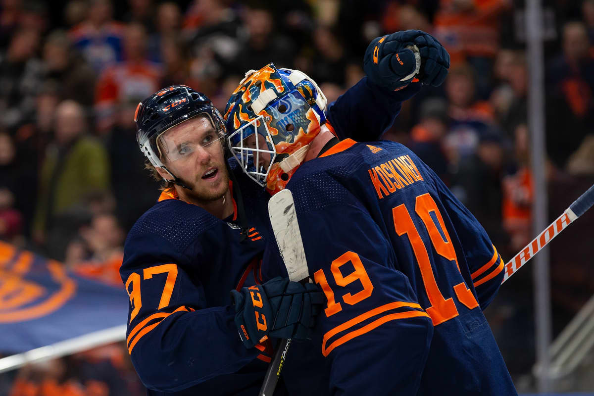 Mikko Koskinen ja Connor McDavid