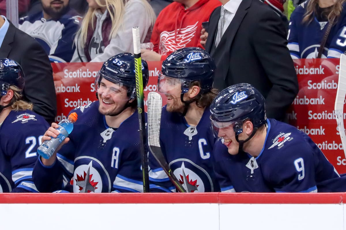 Mark Scheifele 55, Blake Wheeler 26 ja Andrew Copp 9 Winnipeg Jets