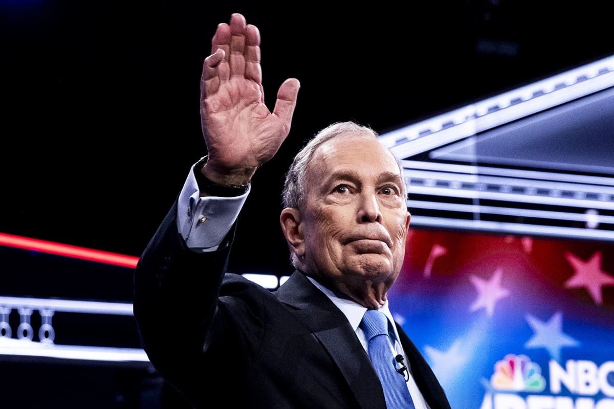 Miljardööri Michael Bloomberg lähti kisaan myöhemmin kuin muut ehdokkaat.