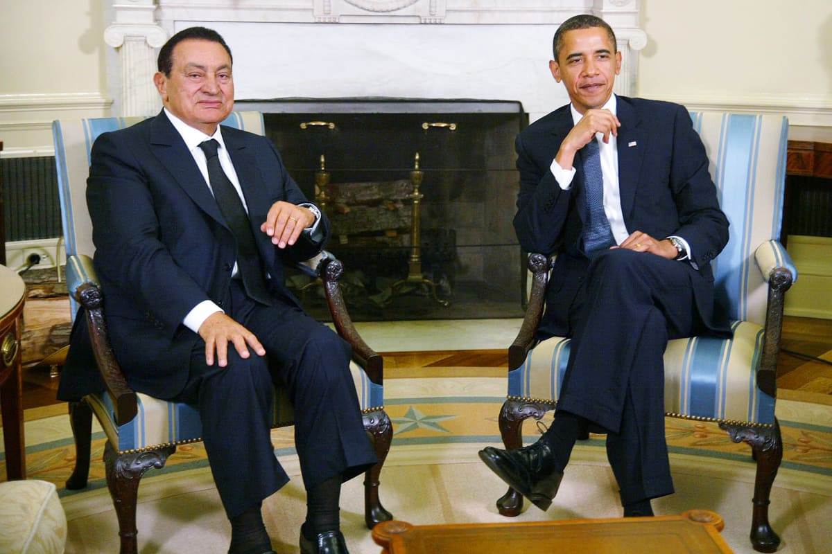 Hosni Mubarak ja Barack Obama 2009.