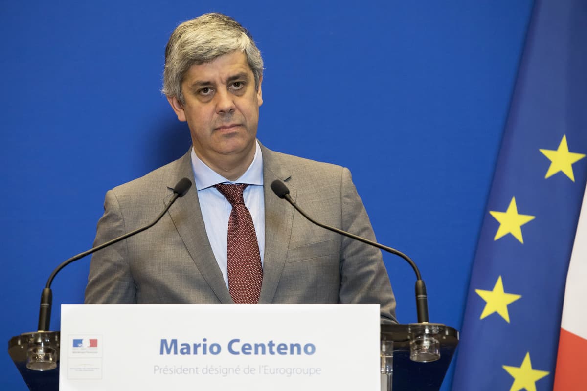 Euroryhmän puheenjohtaja Mario Centeno.