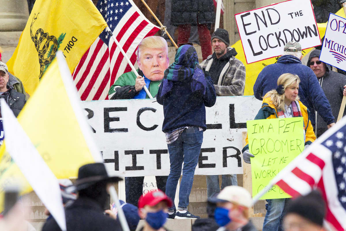 Operation Gridlock -mielenosoitus Lansingissa Michiganissa.