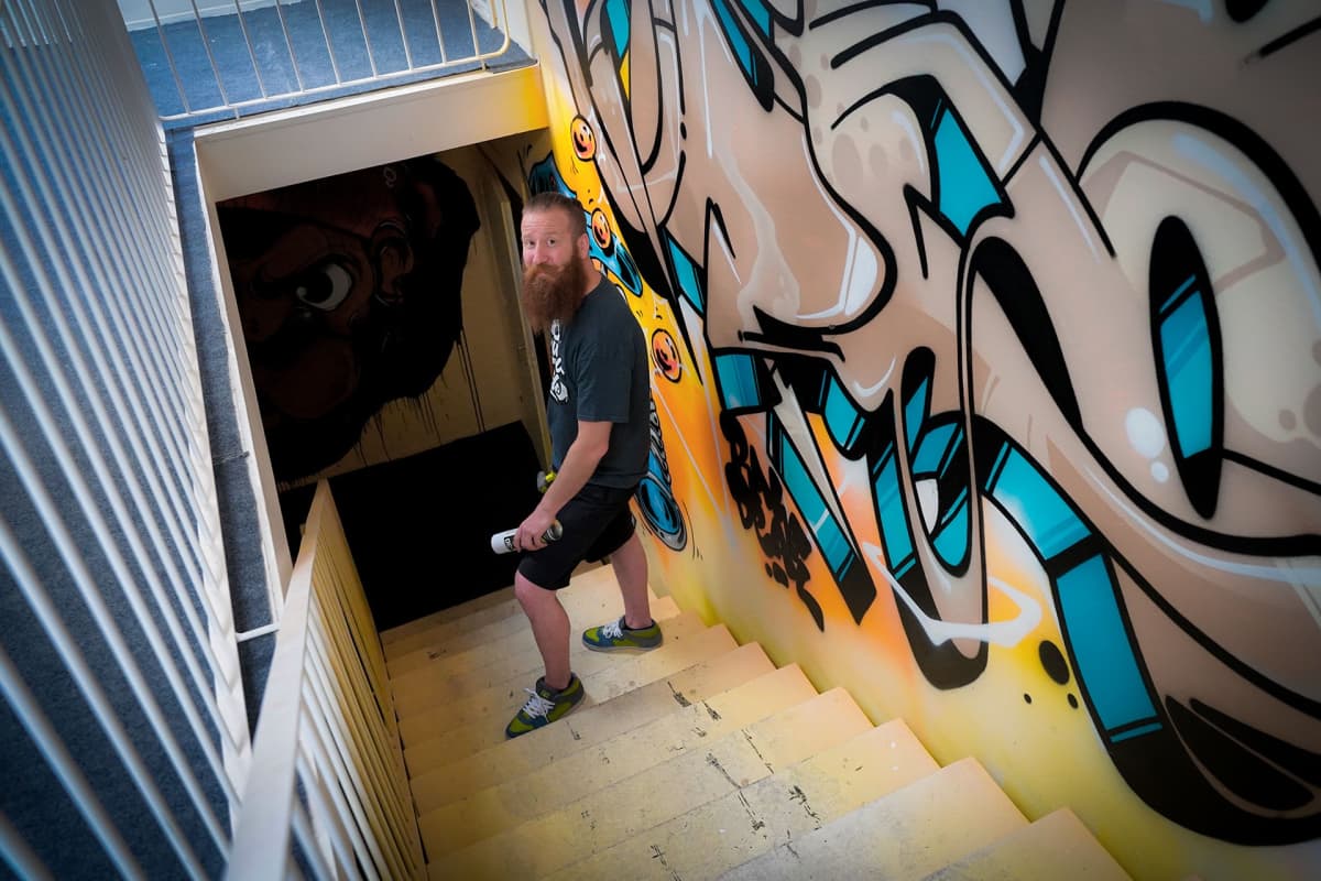 purkutaide, Kerava, graffiti, Jouni Väänänen