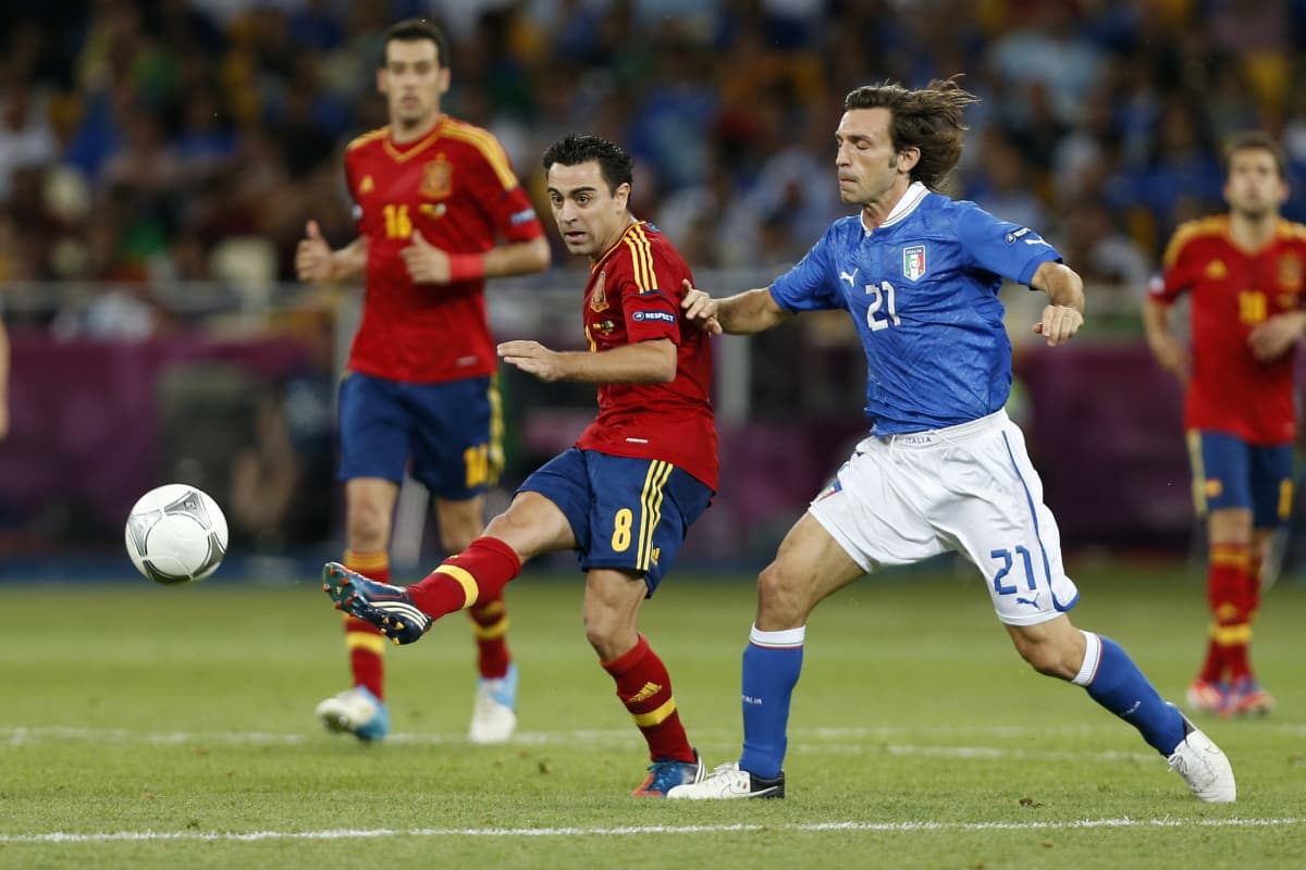 Xavi ja Pirlo EM2012