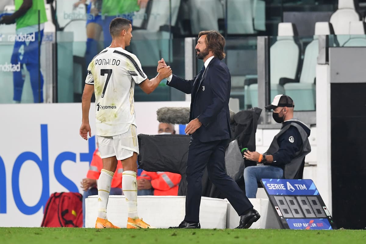 Christiano Ronaldo, Andrea pirlo
