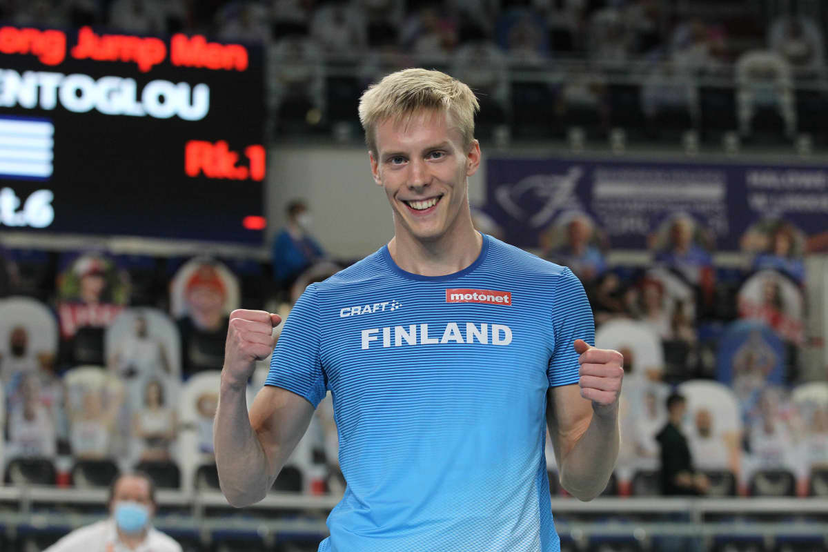 Kristian Pulli Puolan EM-hallikisoissa.