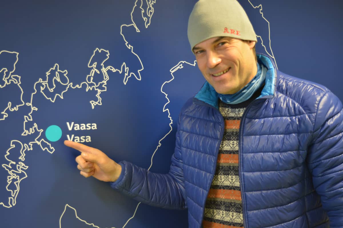 Vaasan Hiihtoklubin pj. Mikael Nylund