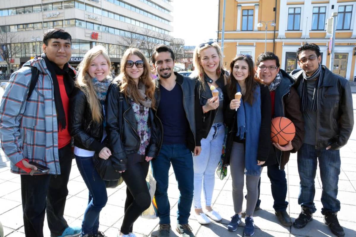 Erasmus-vaihto-oppilaat näkevät vihdoin keväisen Suomen!