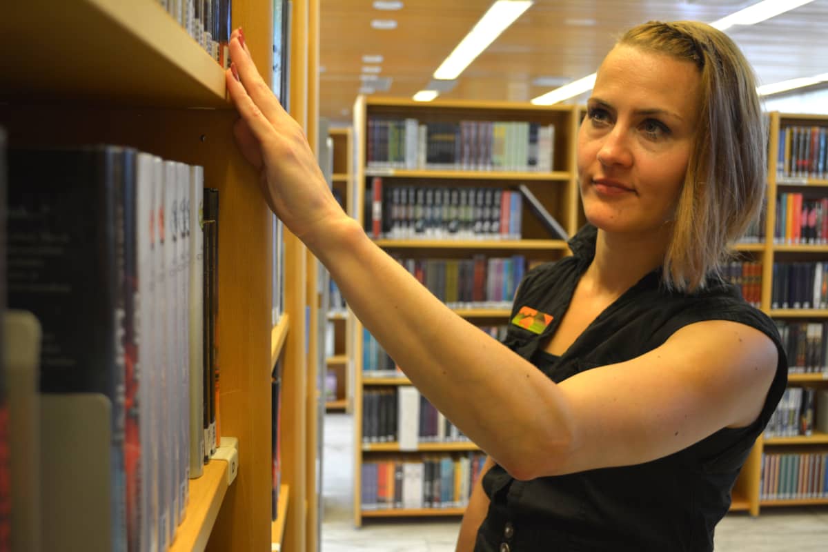 Johanna Santala Heinolan kaupunginkirjaston työntekijä
