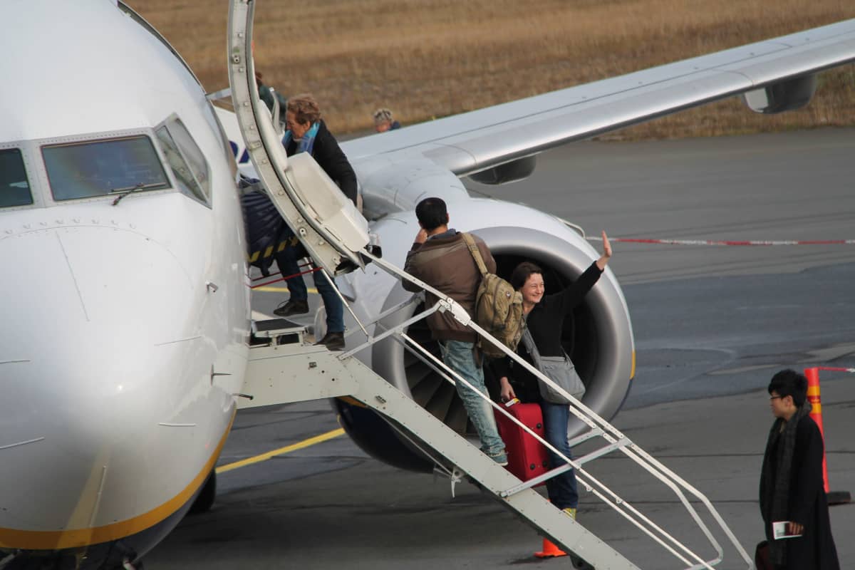 Ryanairin viimeinen lento Lappeenrannasta.