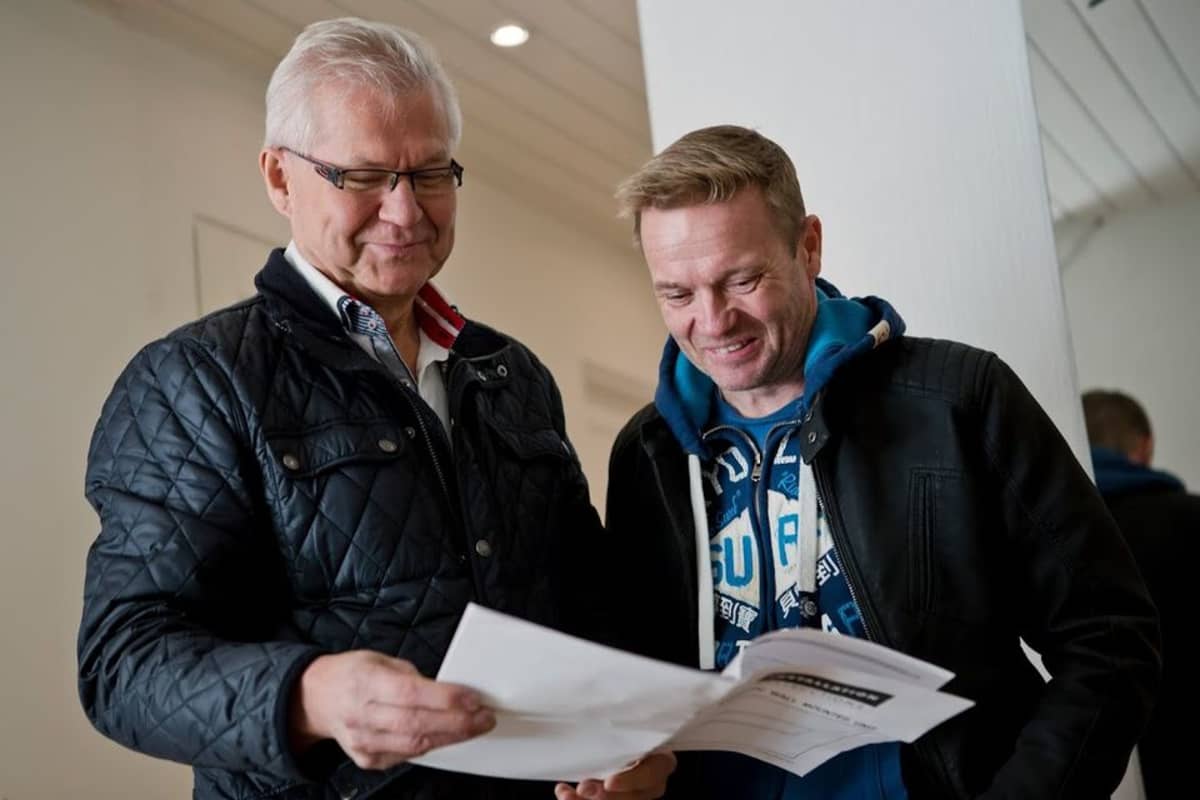 Jussi Hirvonen ja Mika Sares.