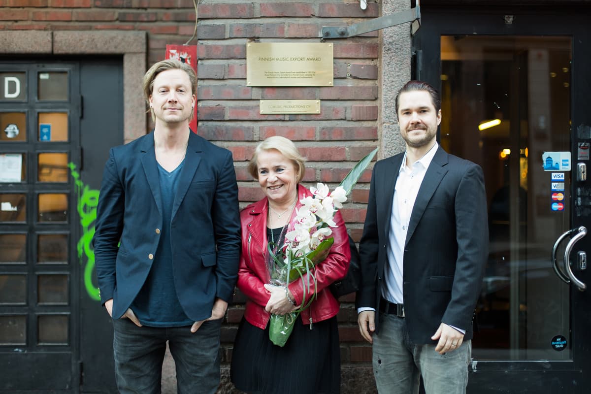 Samu Haber, Anne Laaksonen ja Mikko Saukkonen.