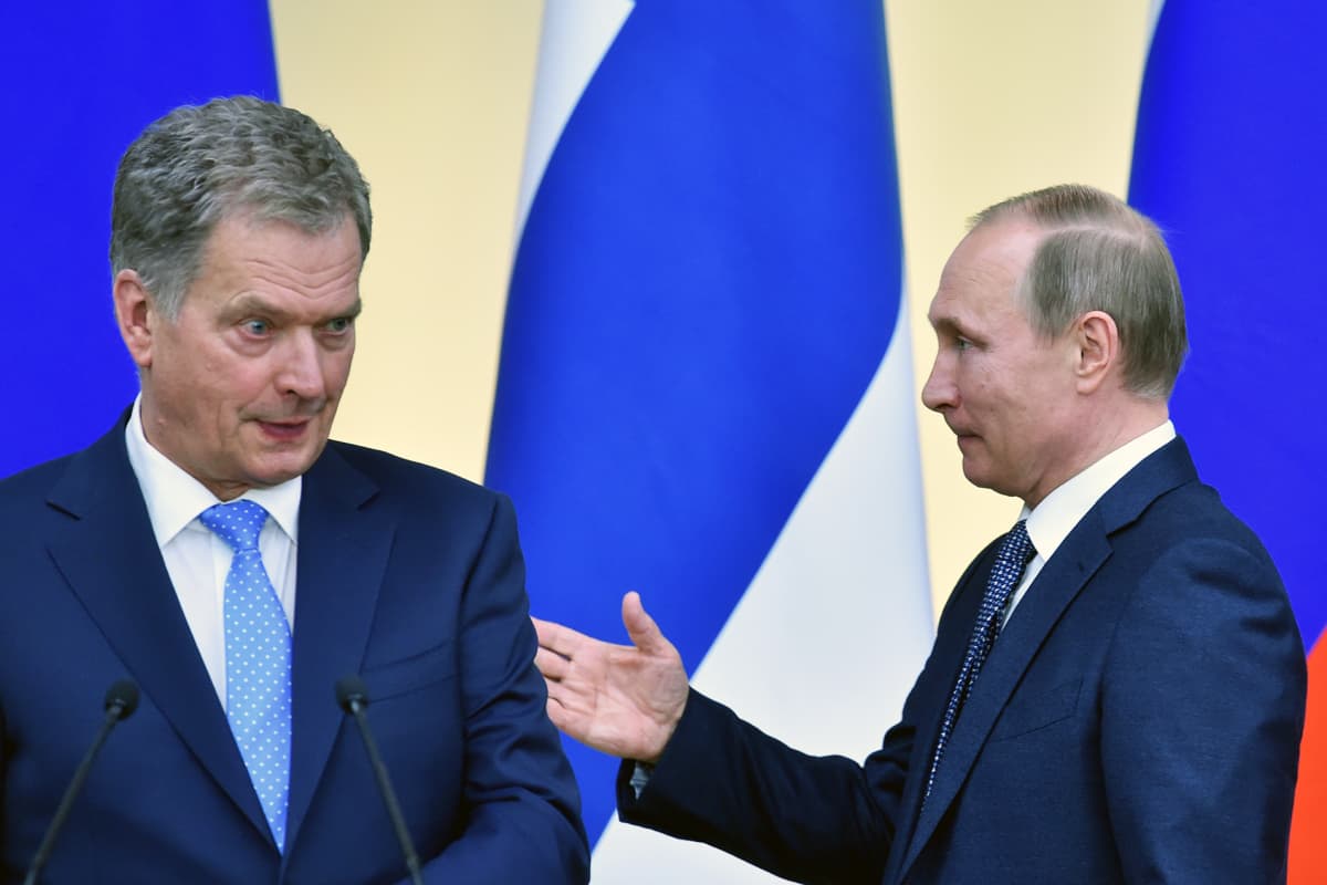 Presidentit Sauli Niinistö ja Vladimir Putin tapasivat Moskovassa 22. maaliskuussa.