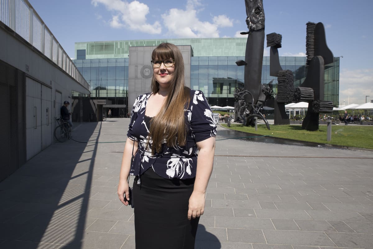 Musiikkitalon viestintäpäällikkö Marja-Leena Lehtimäki.