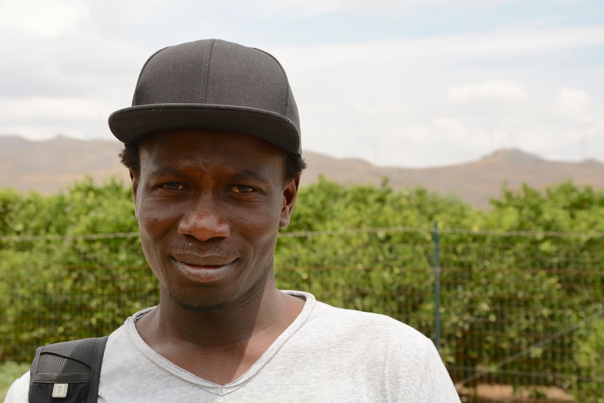 Emmanuel, nigerialainen turvapaikanhakija.
