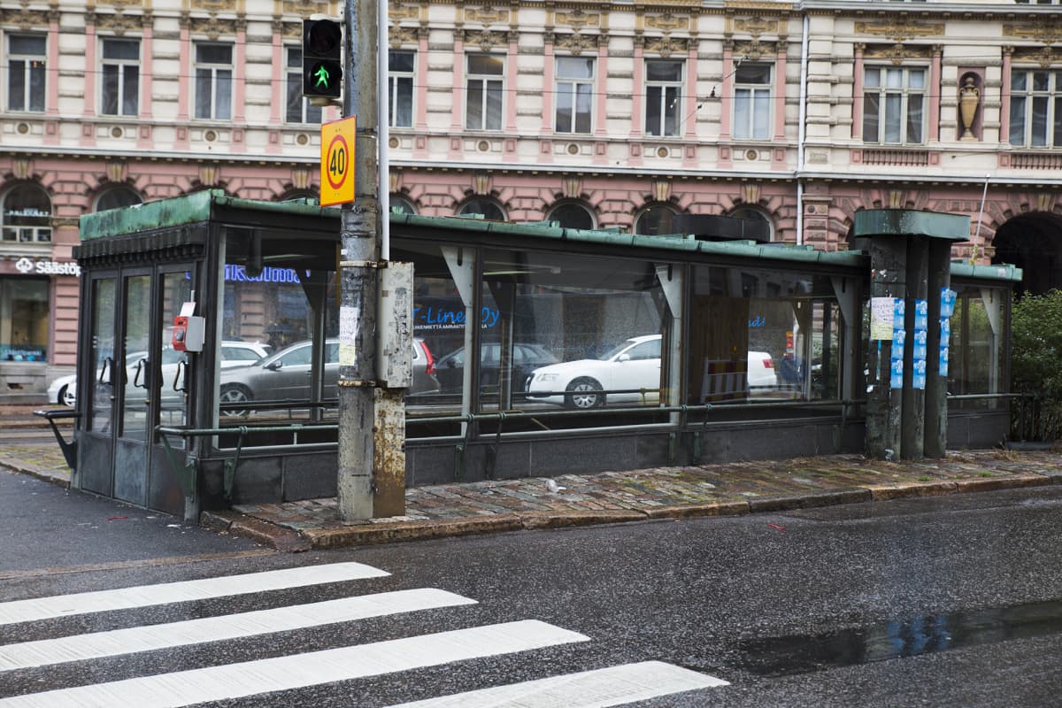 Alvar Aallon piirtämä Erottajan paviljonki.