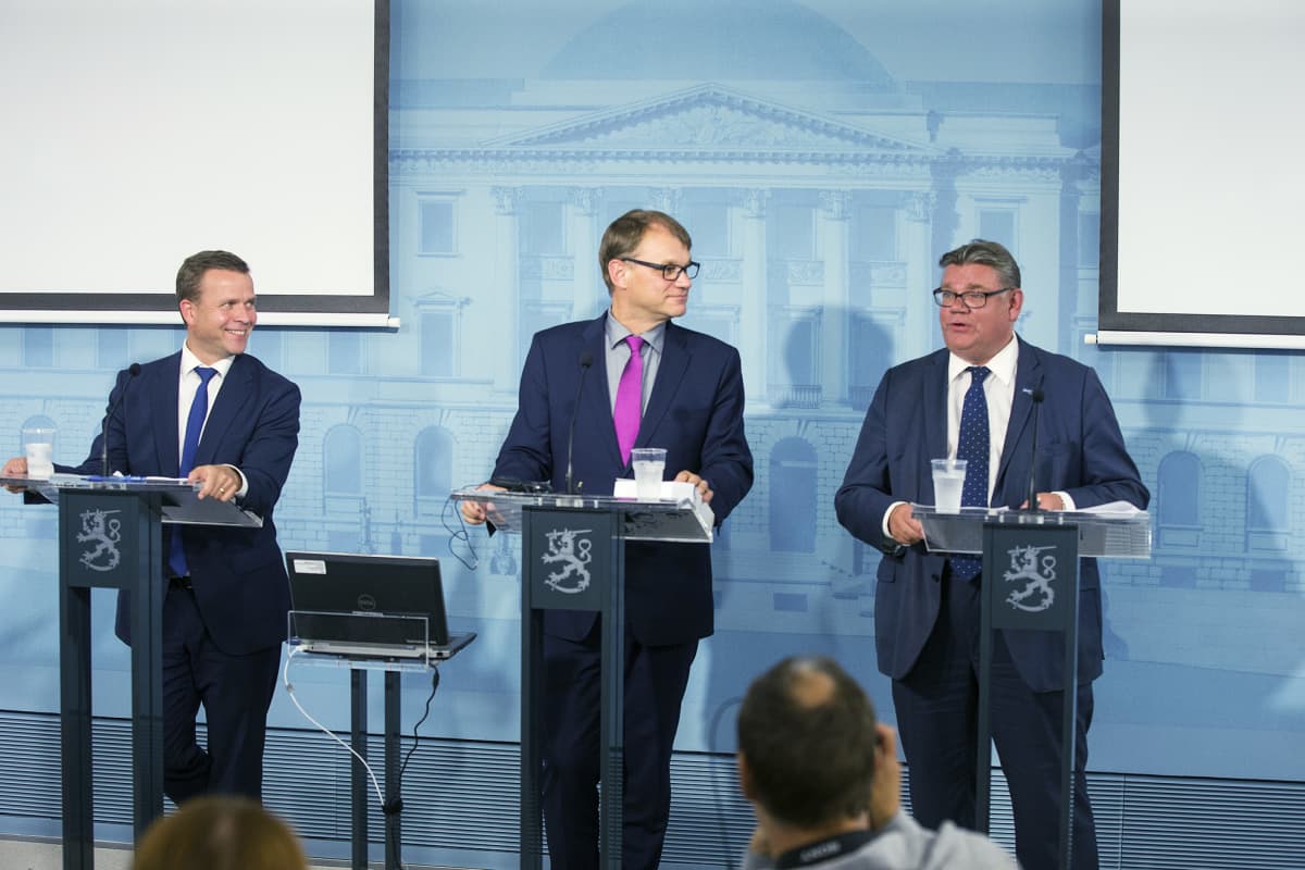 Budjettiriihen tiedotustilaisuus 1. syyskuuta.