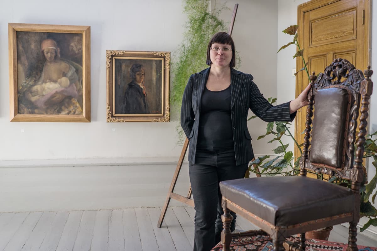Rozentalsien asunto on nykyään museo, jota Dace Vosa johtaa.