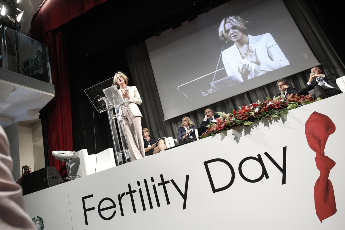 Italian terveysministeri Beatrice Lorenzin.