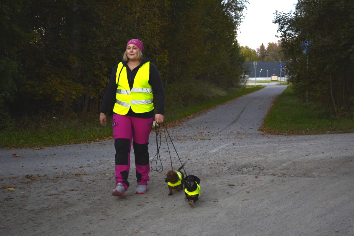 Heijastimet, heijastin, pimeys, ulkoilu