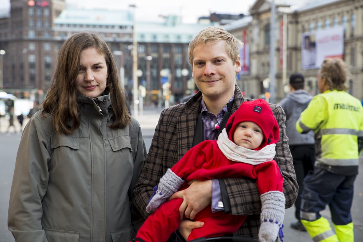 Anna-Bella ja Mikko Leivo ovat Jade-vauvan vanhemmat.