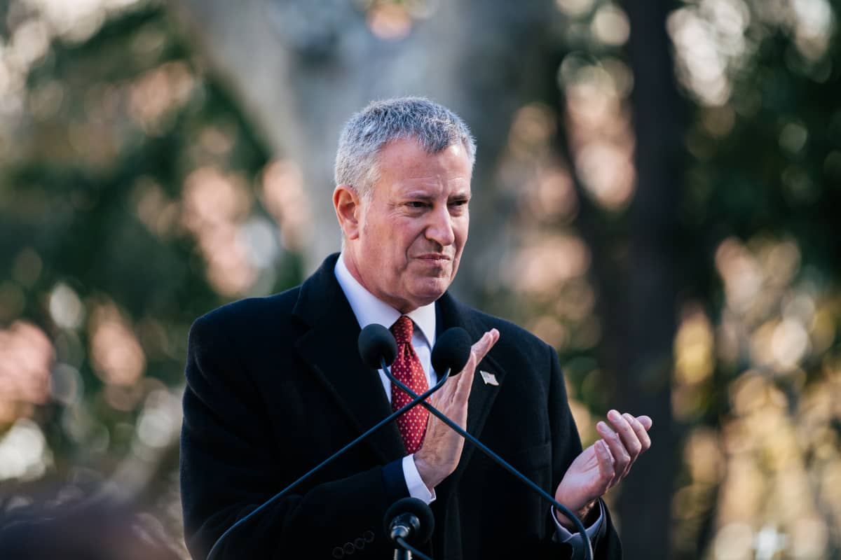 New Yorkin pormestari Bill de Blasio.