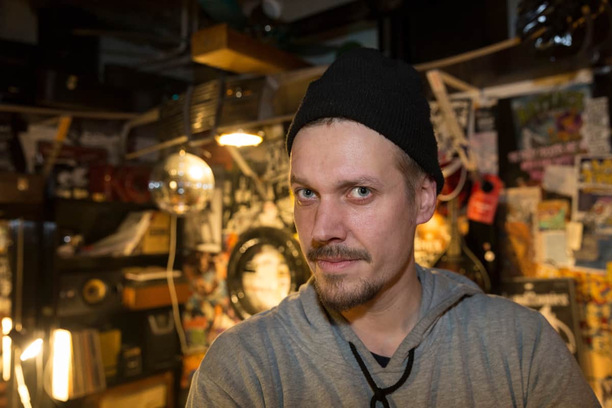 Kasperi Laine treenikämpällä.