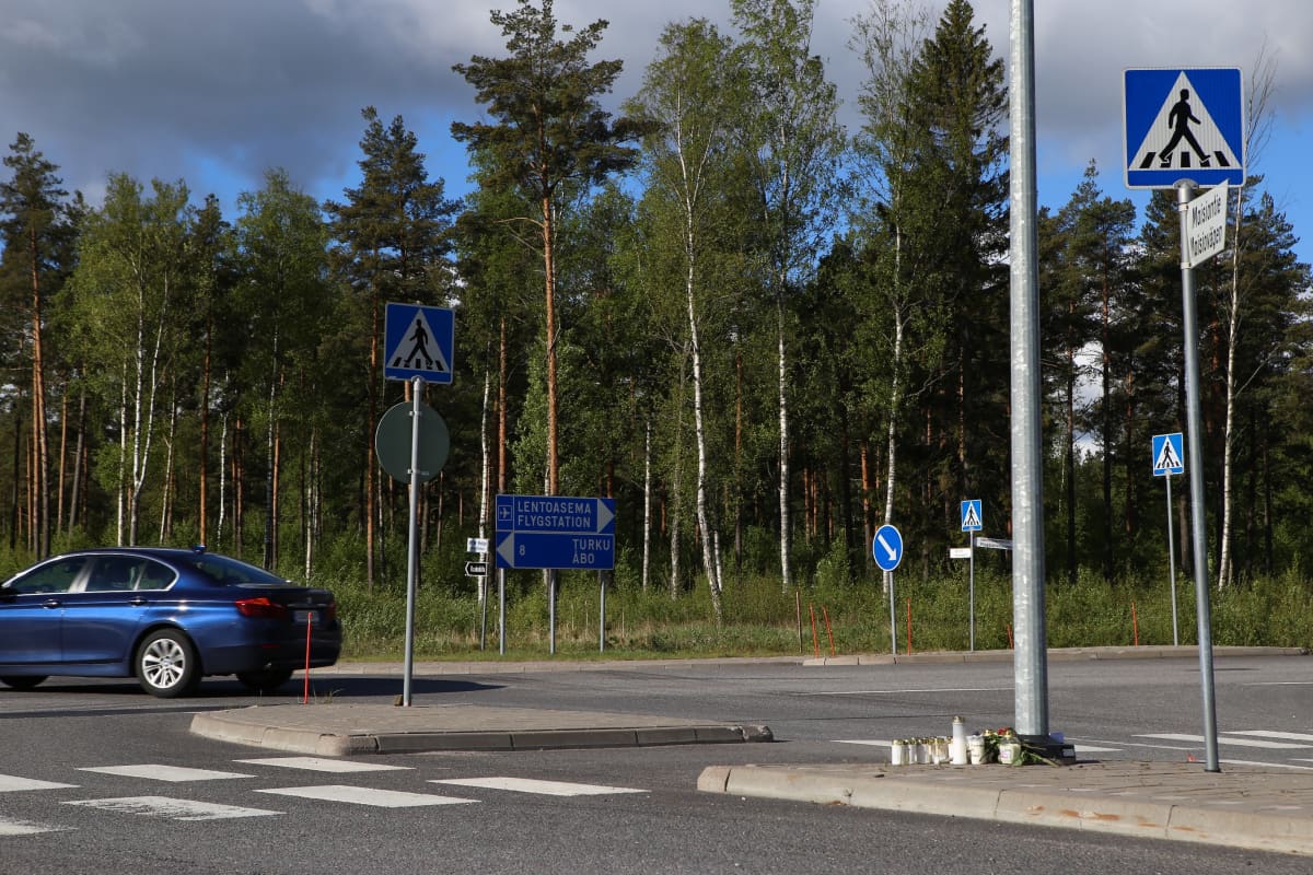 Juniorijääkiekkoilijan onnettomuuspaikka