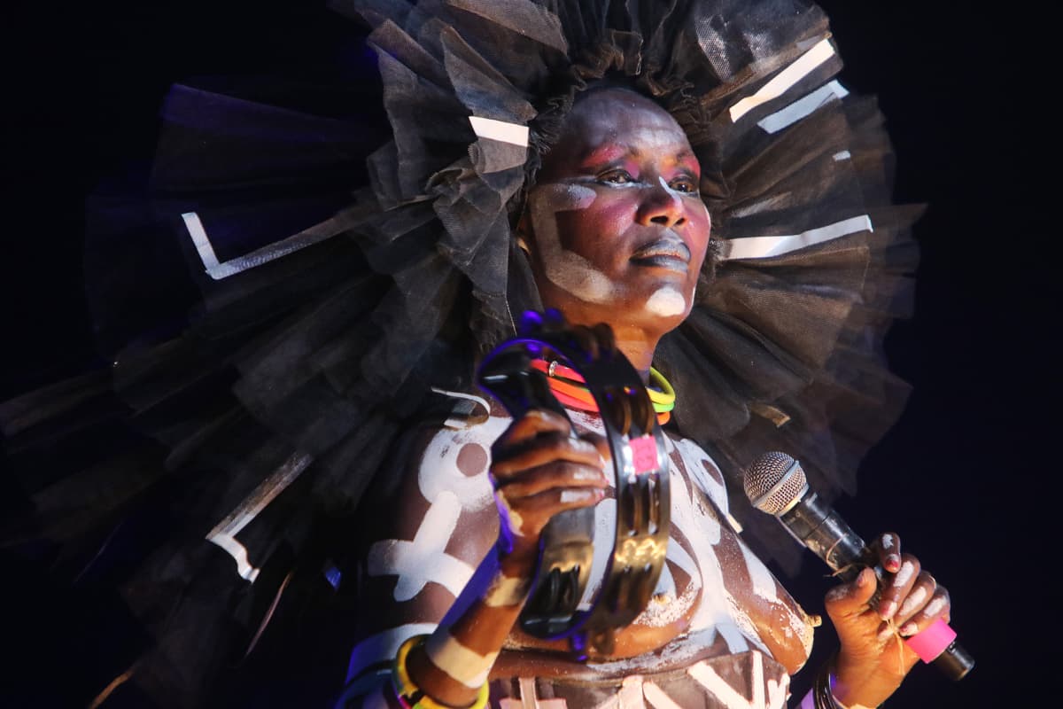 Grace Jones North Sea Jazz -festivaalilla 7. heinäkuuta Rotterdamissa.