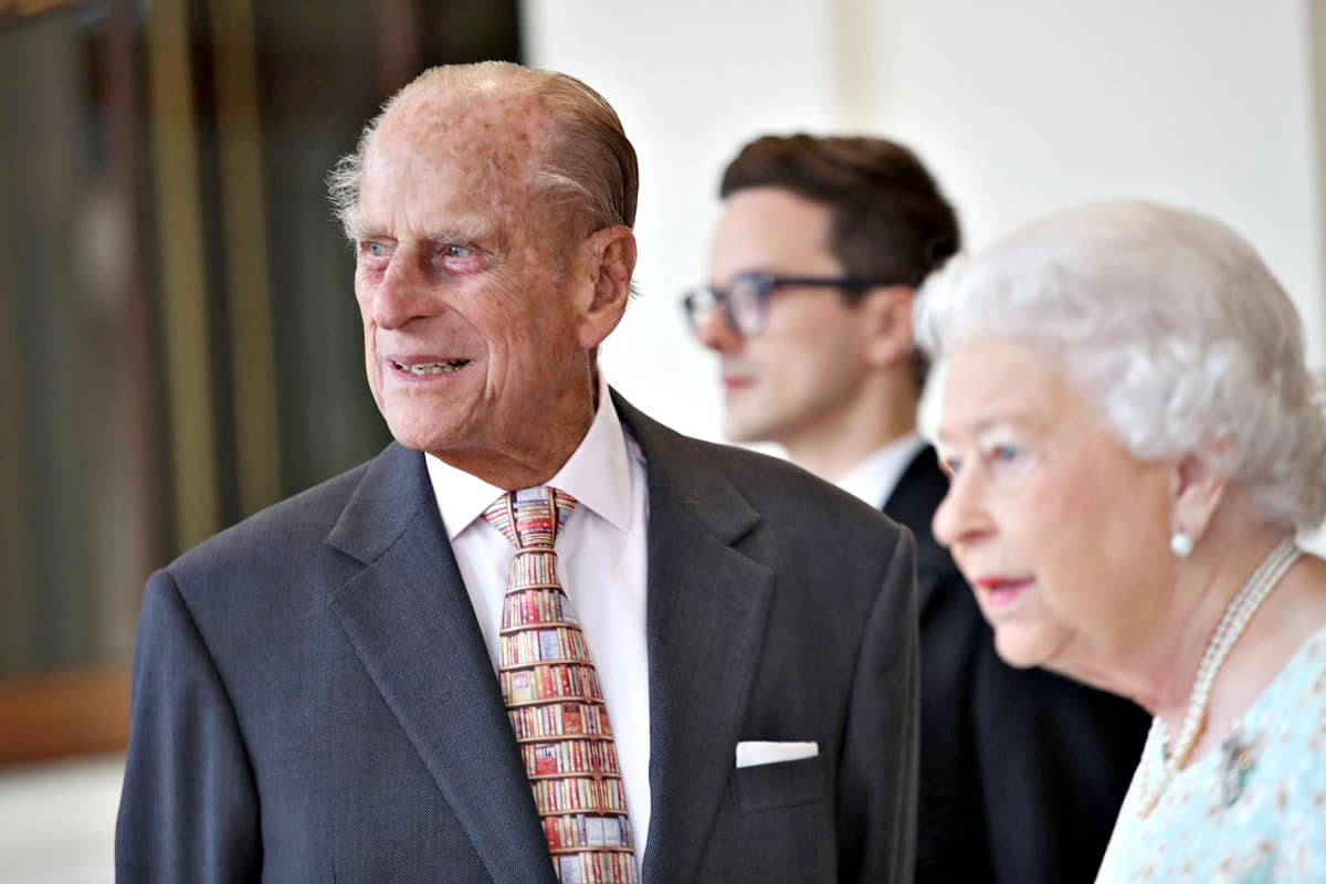 Prinssi Philip ja kuningatar Elisabet isännöivät Espanjan kuninkaallisten vierailua Buckinghamin palatsissa 14. heinäkuuta.