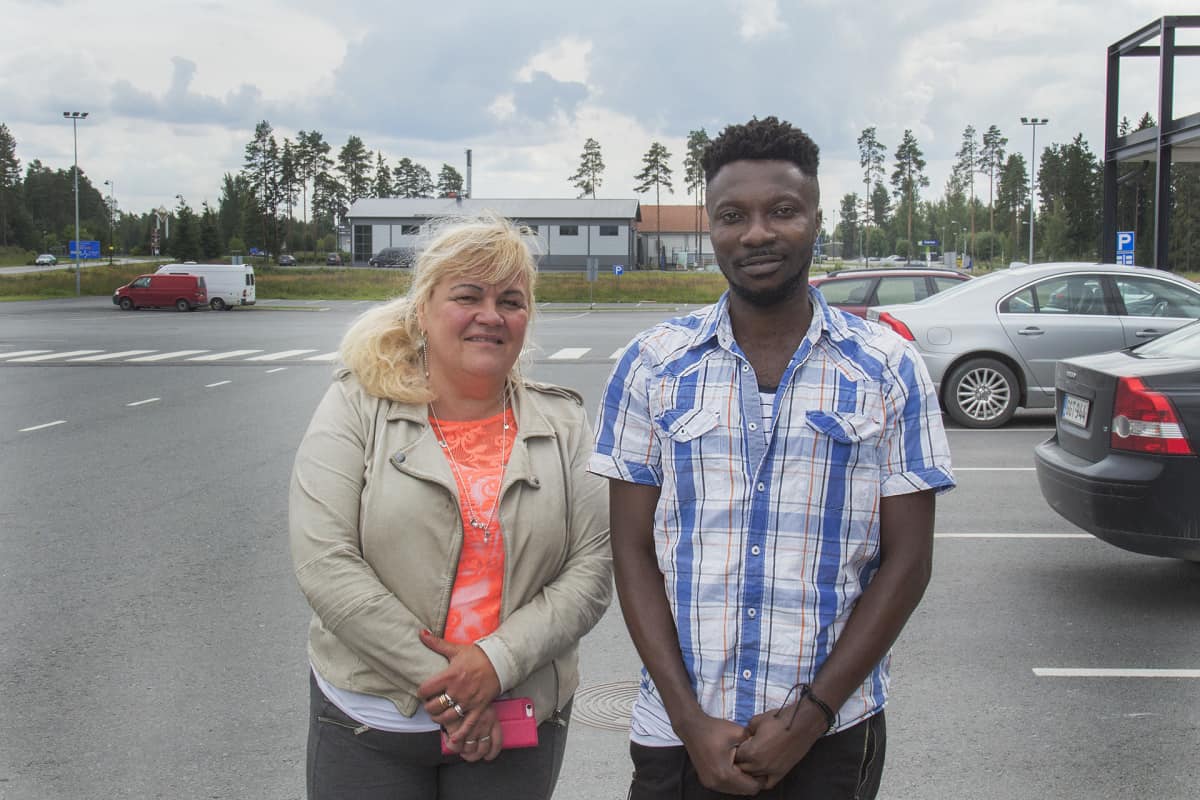 Tiina Akomeah ja Kingley Akomeah.