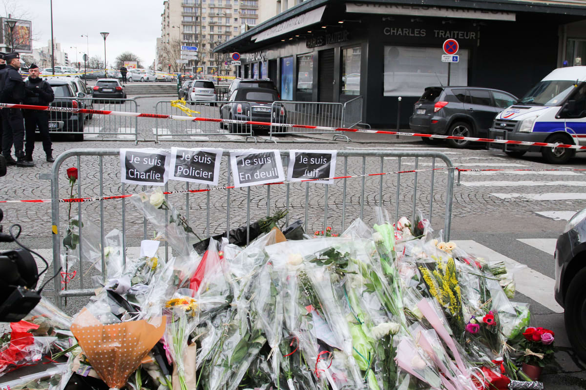 Pariisin isku vuonna 2015.