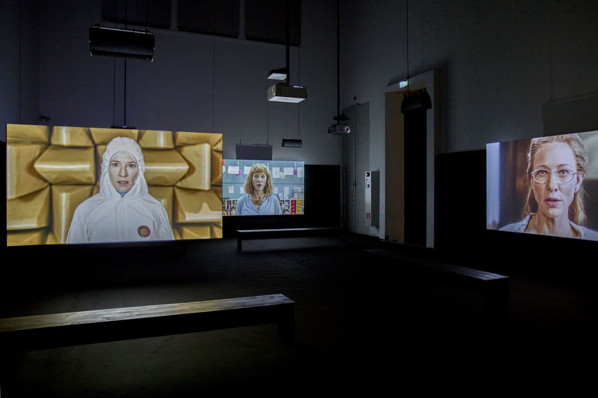 Cate Blanchett, Manifesto, Taidehalli, Julian Rosefeldt