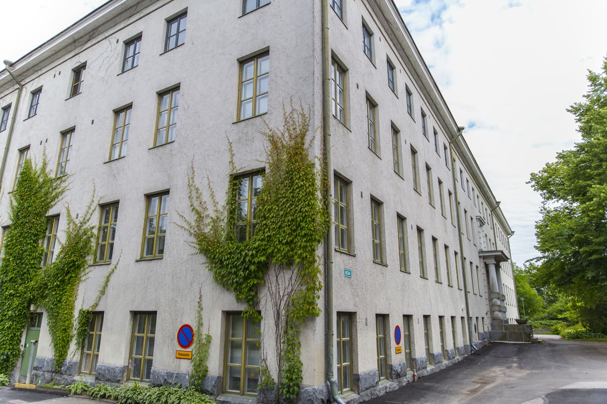 Kellokosken sairaalan rakennus.