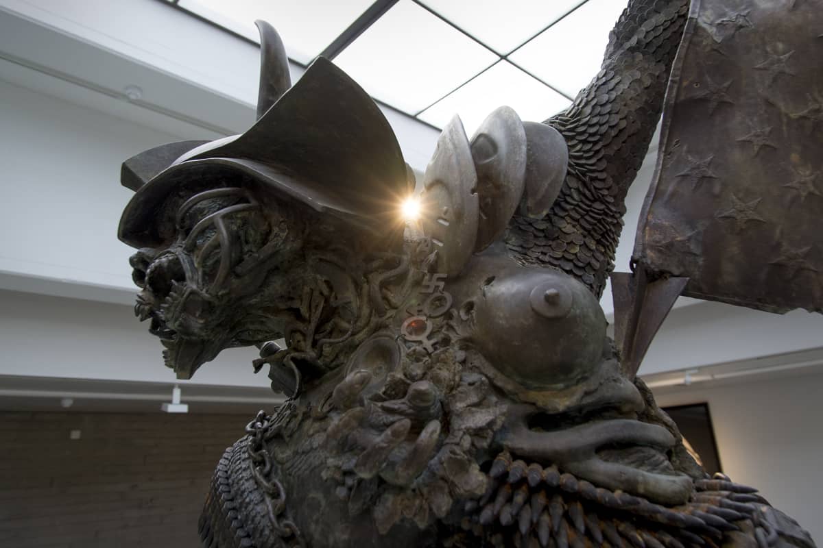 Robert Longon teos Sara Hildénin taidemusossa Tampereella
