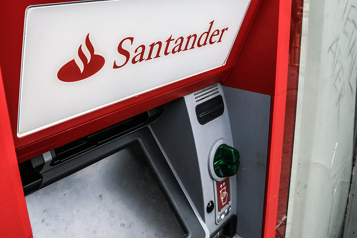 Santanderin pankkiautomaatti