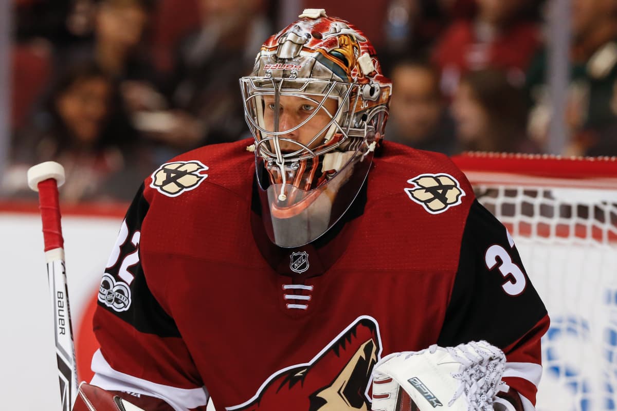 Antti Raanta Arizonan maalilla.