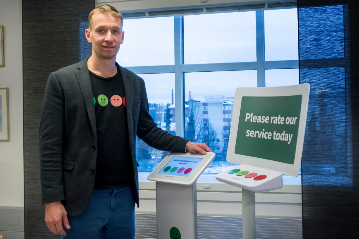 Toimitusjohtaja Heikki Väänänen, HappyOrNot