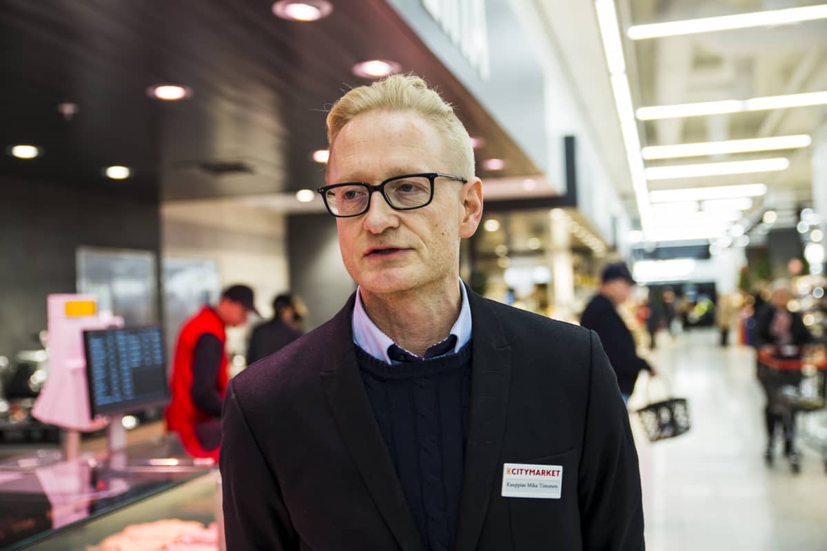 Mika timonen Citymarket Eastonin kauppias