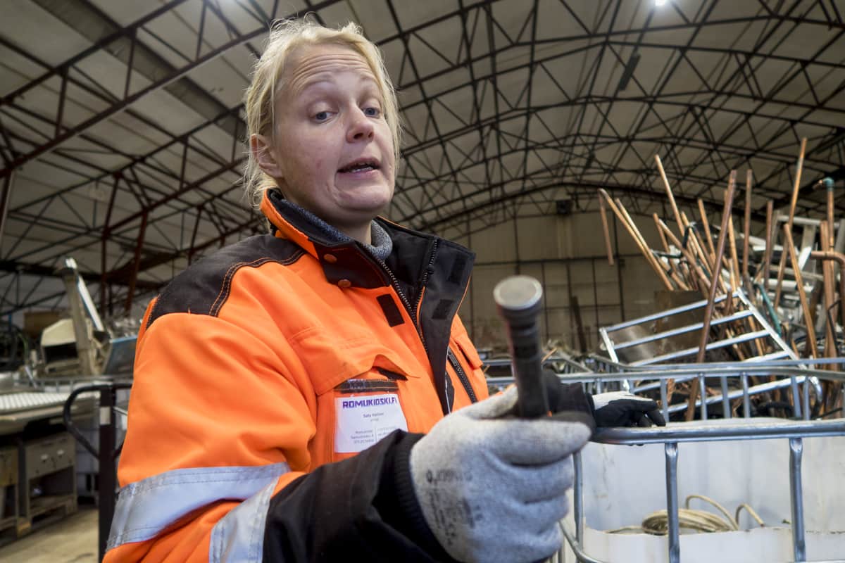 Satu Halisen tärkein työkalu on magneetti