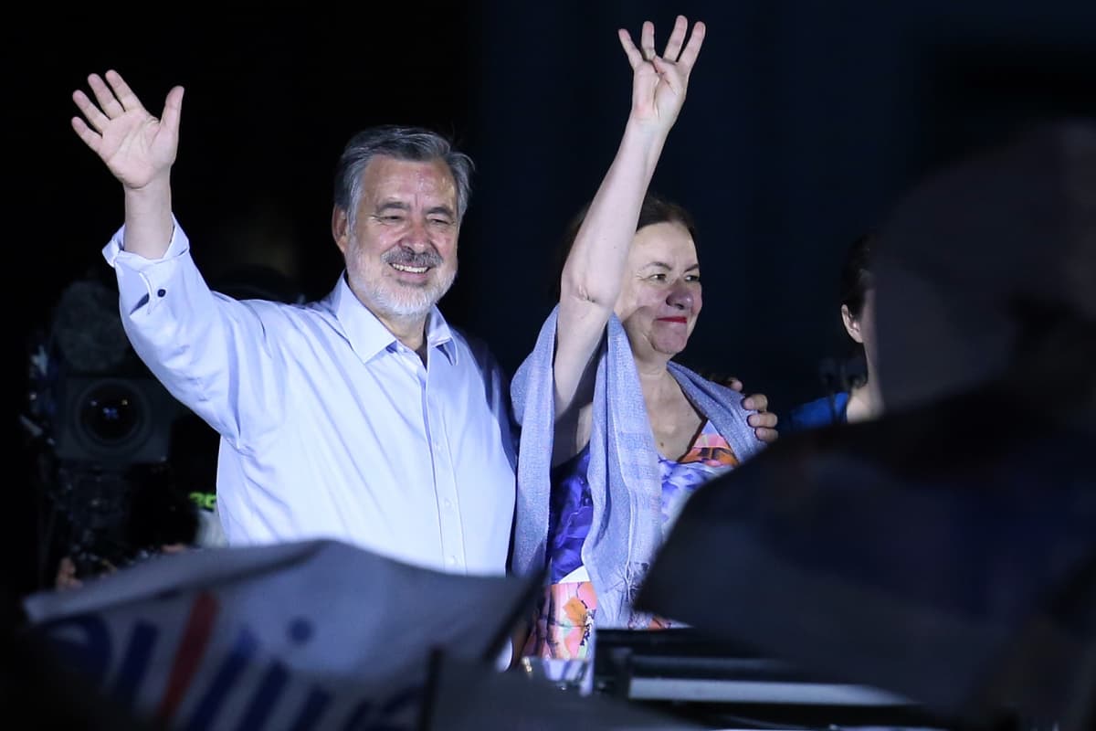 Keskustavasemmistolainen presidenttiehdokas Alejandro Guillier.