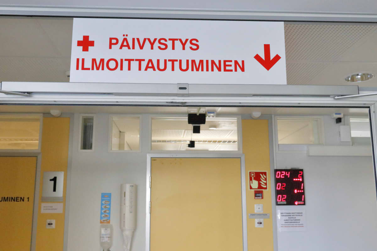 Ett vänterum i ett sjukhus.