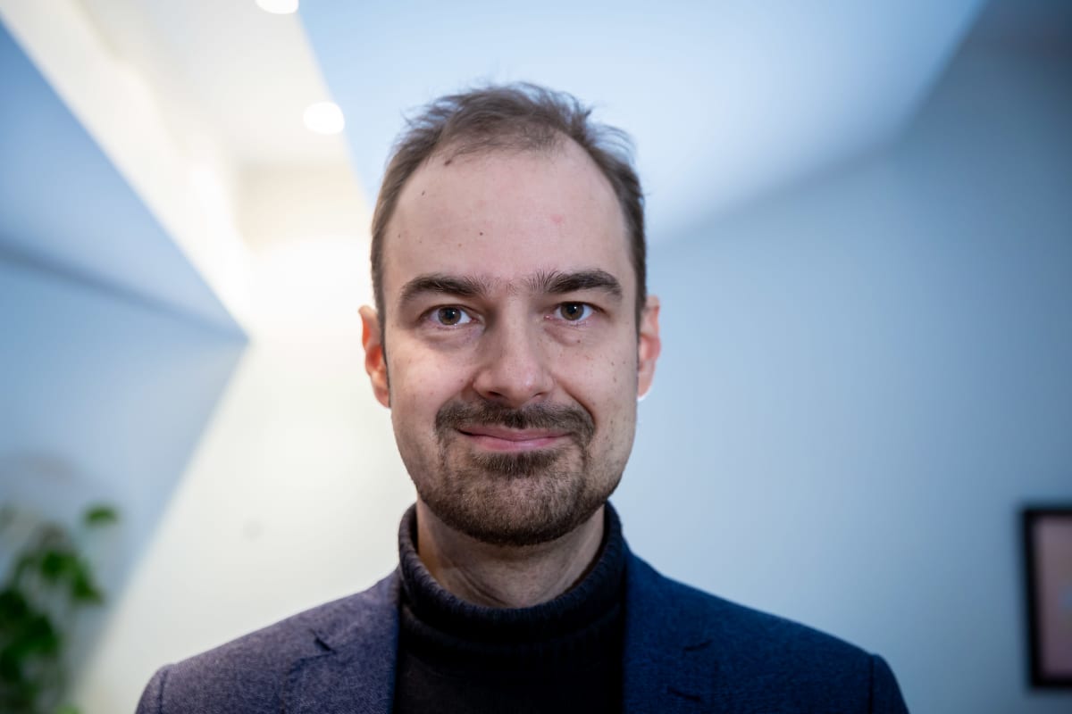 Vihreiden puoluesihteeri Lasse Miettinen, Helsinki, 30.11.2018.