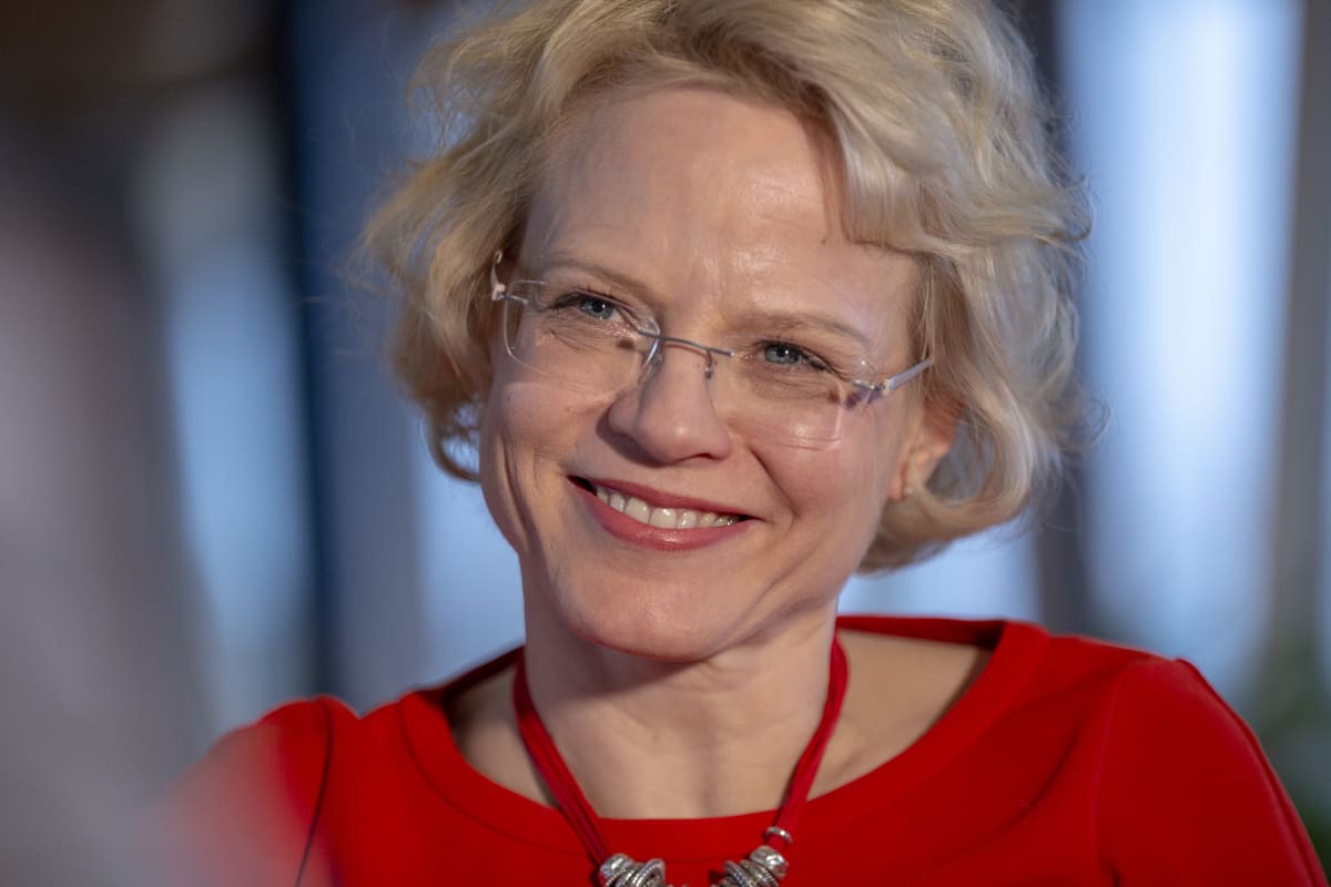 Metsäteollisuuden pääekonomisti Maarit Lindström.