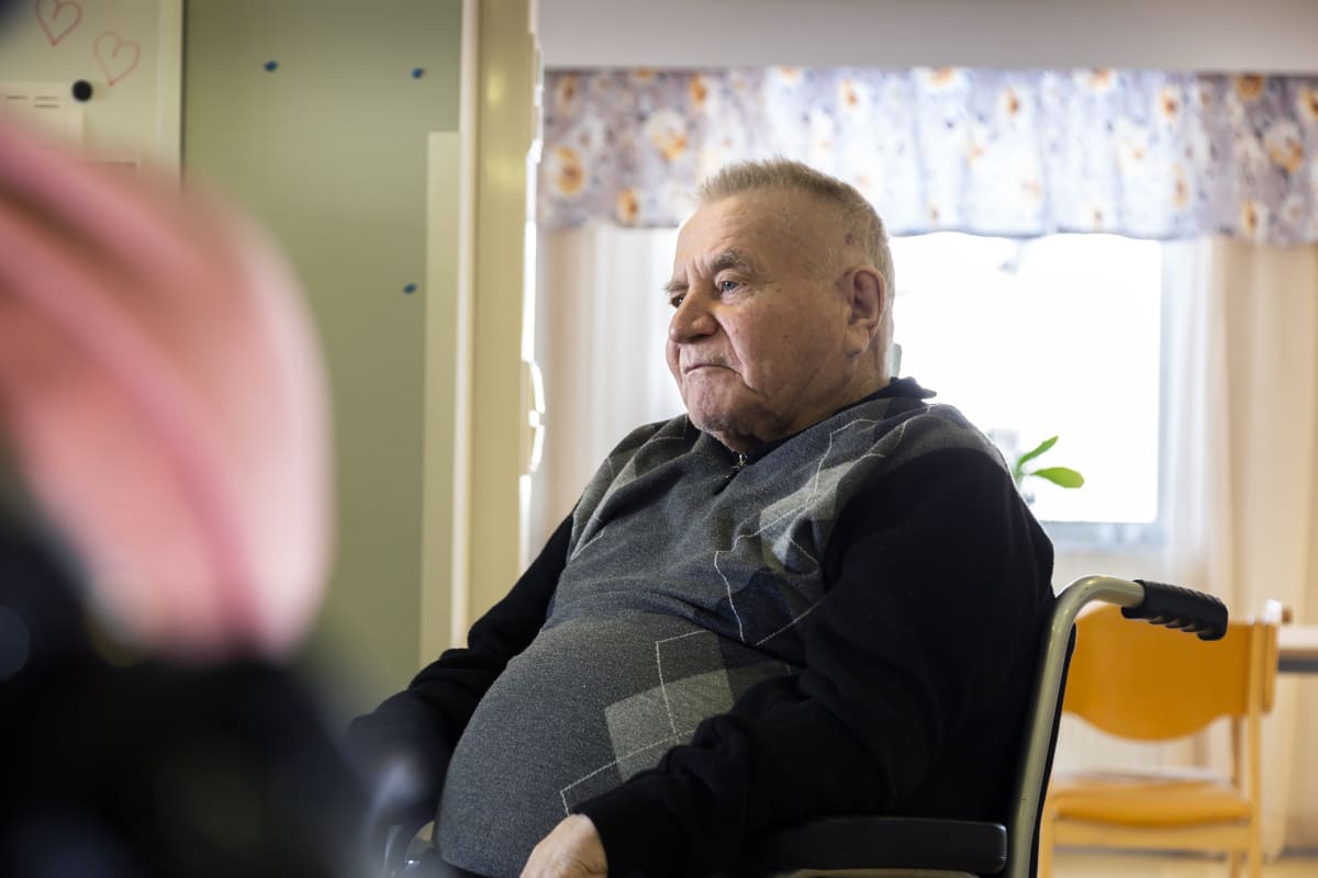 Hoivakoti Tervaskannon asukas Kauko Järvinen.