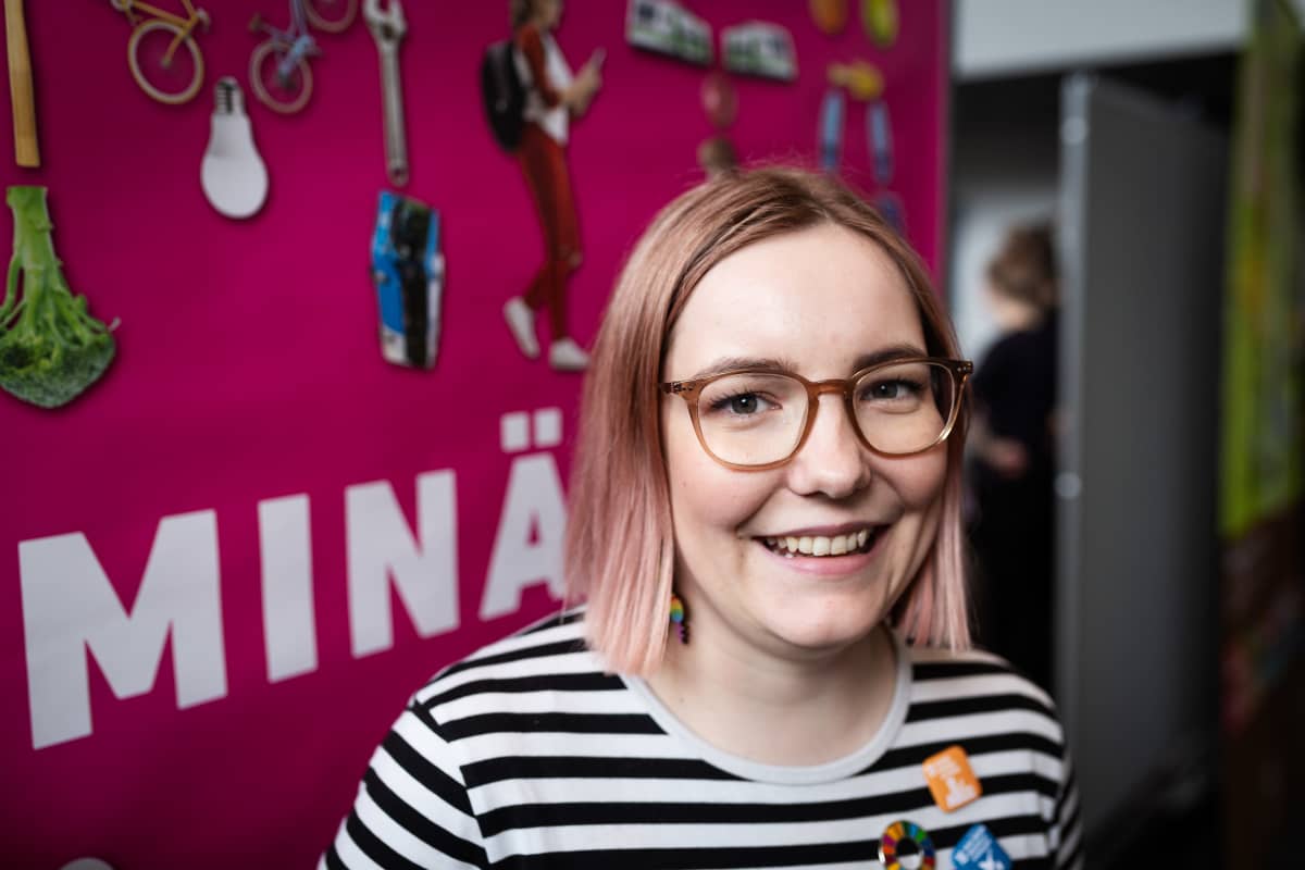 Riina Pursiainen täyttää 38v. 2030, Nuorten Agenda 2030 kokoustaa Finlandiatalolla 2.03.2019.